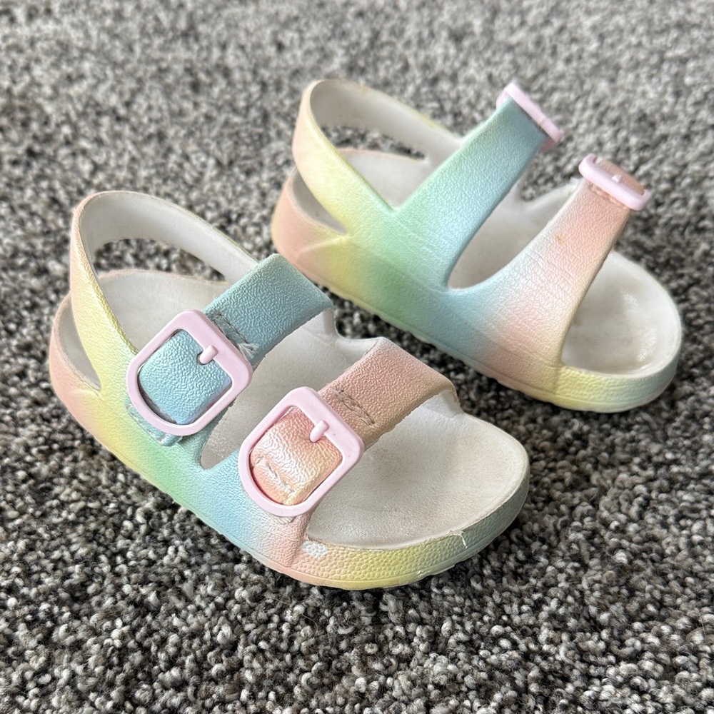 Pastel Rainbow Kids Sandals
